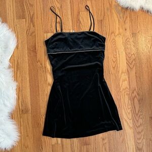 SOLD: URBAN OUTFITTERS BLACK VELVET DRESS WITH SPARKLY ACCENTS!